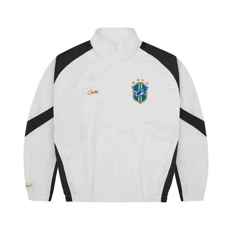 Tracksuit Corteiz Olympic Shuku Jacket – Brasil White/Black